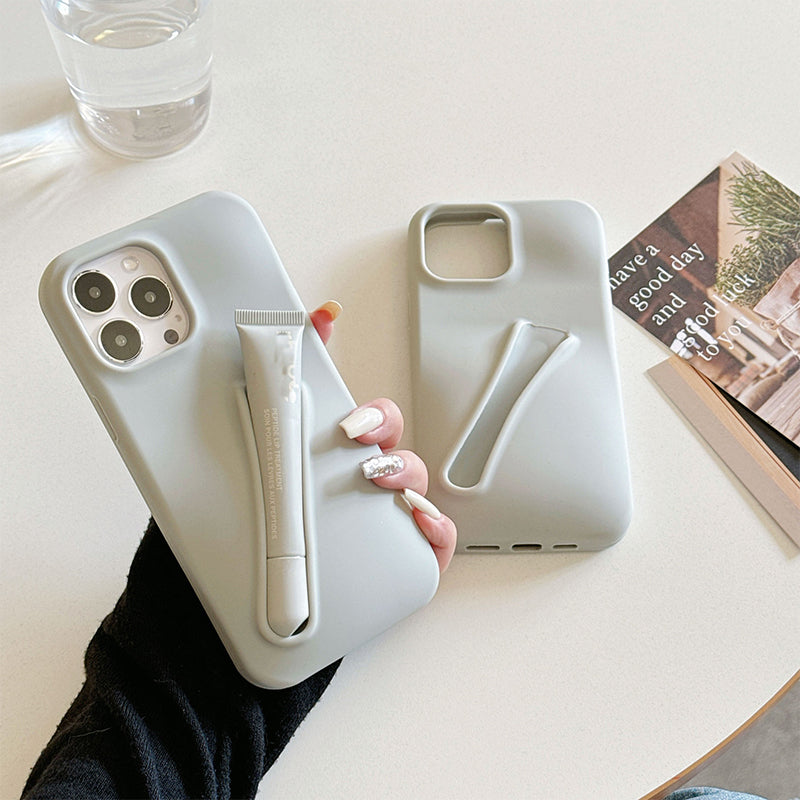 Lip gloss holder phonecase