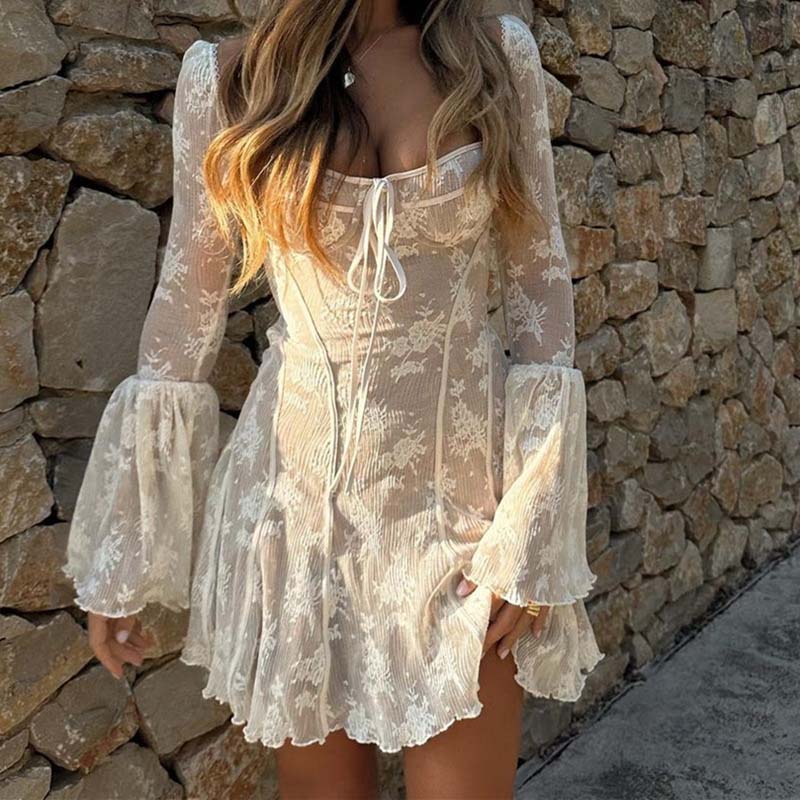 Chic Corset Mini Lace Dress