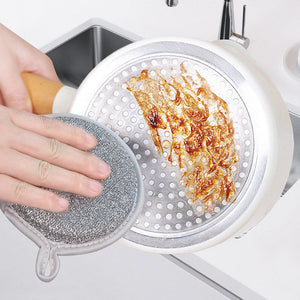 Double-sided steel wire sponge wipe(10pcs)