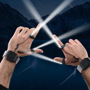 Outdoor high power finger flashlight