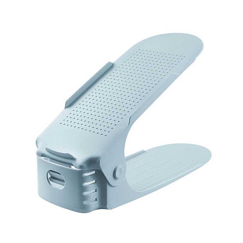 Adjustable double-layer shoe storage rack