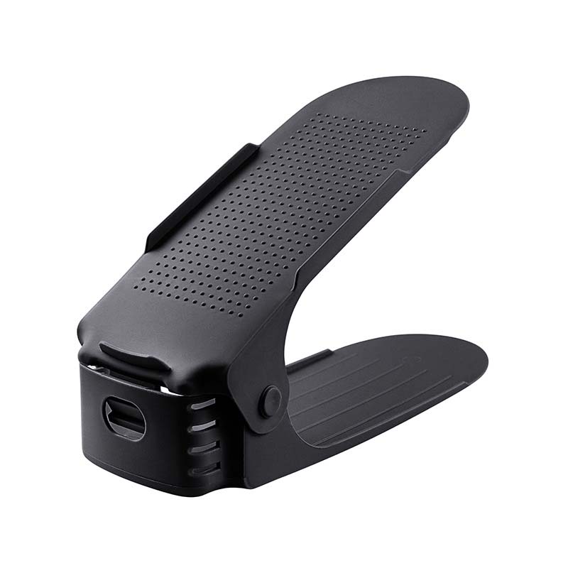 Adjustable double-layer shoe storage rack