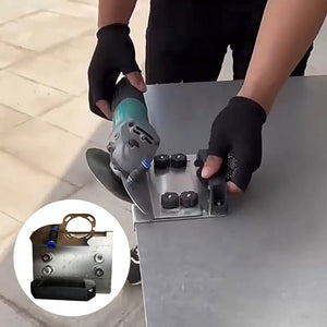Portable Angle Grinder Tile Chamfering Frame