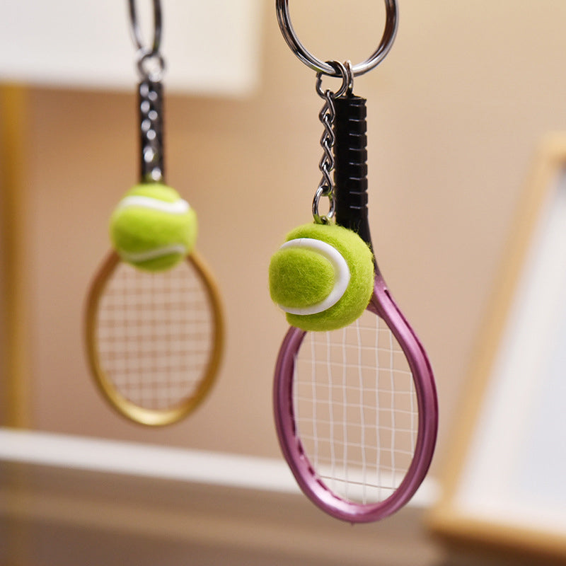 Mini Tennis Racket Keychain – acssart