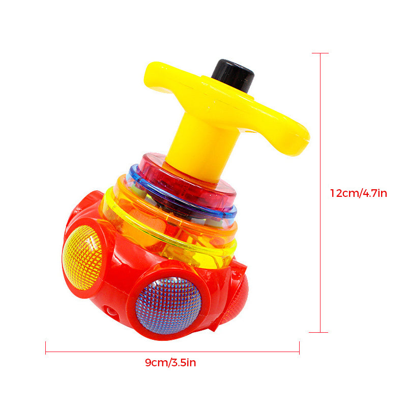Jouets rotatifs lumineux, lot de 3 toupies pour enfants avec musique, spinner LED clignotant faveurs de fête vacances anniversaire pour enfants tout-petits, couleur aléatoire Jouets rotatifs lumineux, lot de 3 toupies pour enfants avec musique, spinner LED clignotant faveurs de fête vacances anniversaire pour enfants tout-petits, couleur aléatoire