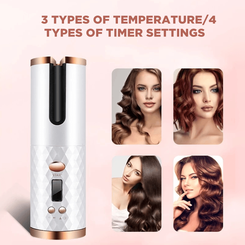 Recordak Auto Rotation Wireless Auto Rotation Curling Iron – acssart