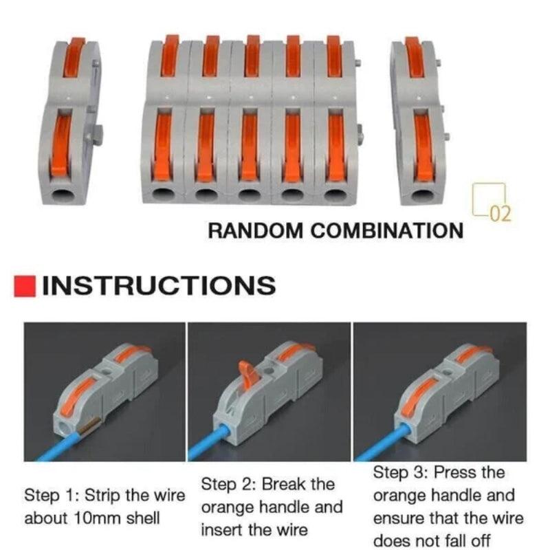 Ui Splitter Handle Push-type Quick Connection Terminal, Wire Splitter – acssart